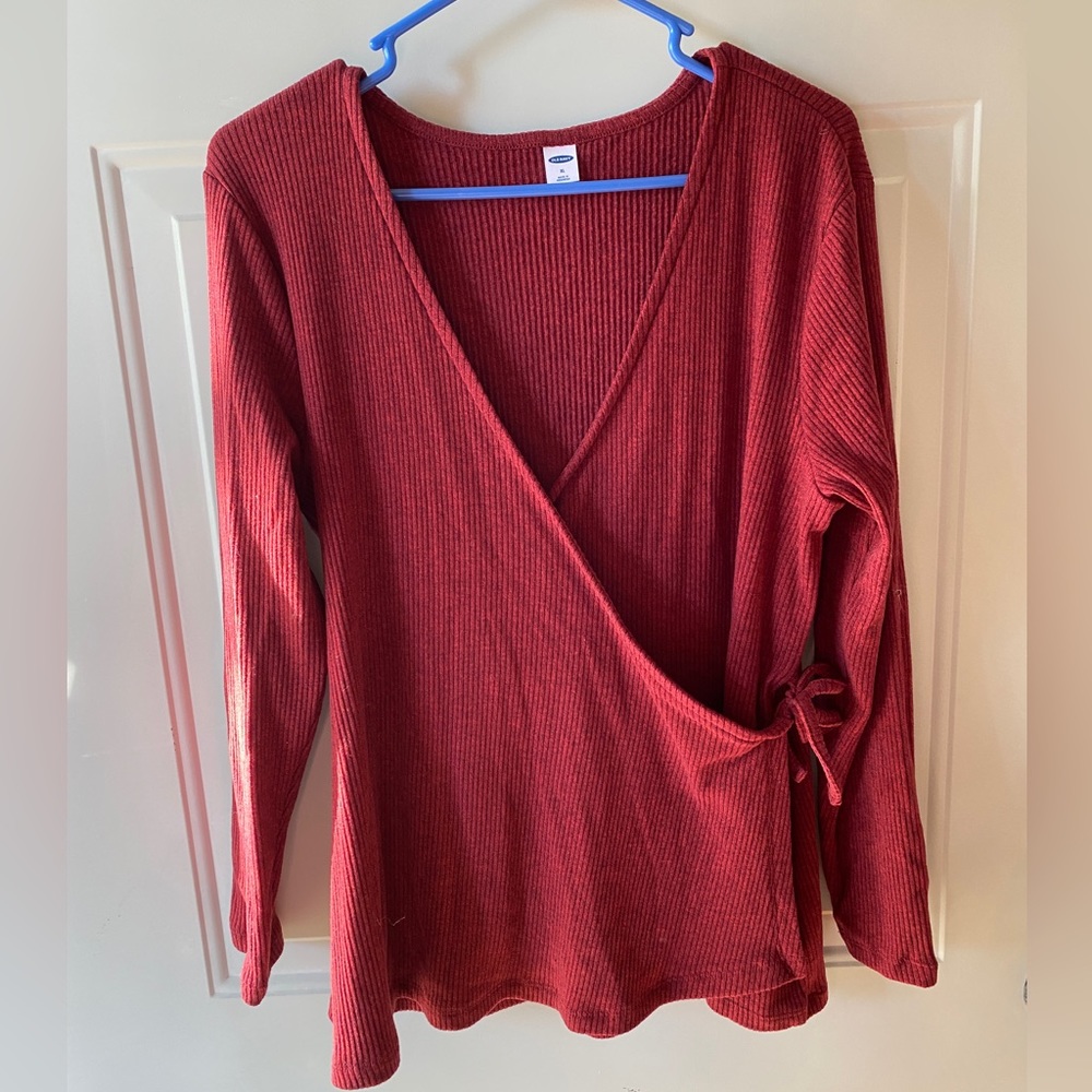 Old Navy deep v sweater